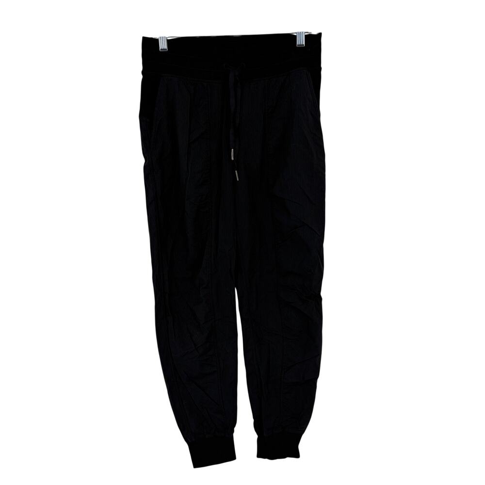 Lululemon Jogger Pant Womens 6 Black Dance Studio 29" Lightweight Swift Mid Rise